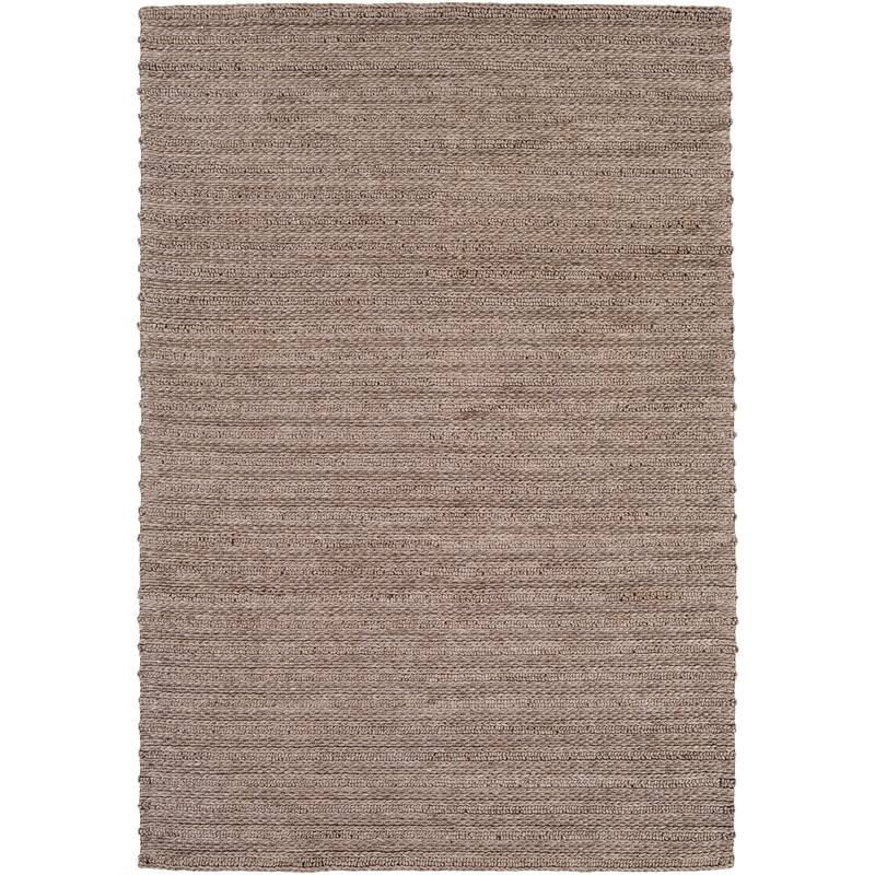 Strick & Bolton Carr Handwoven Viscose & Wool Area Rug - Brown/Grey - 2' x 3'