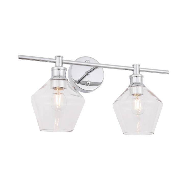 Gerald 2-Light Wall Sconce - 19.1/10.2 - 19.1/10.2