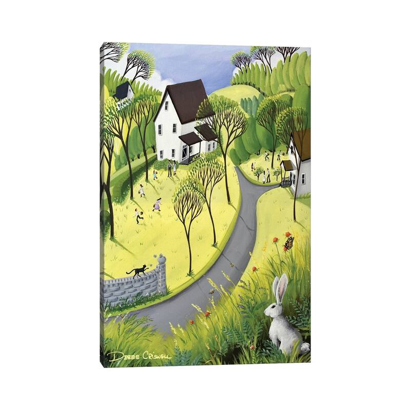 iCanvas "Easter Bunny" by Debbie Criswell Canvas Print