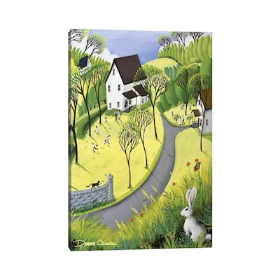 iCanvas "Easter Bunny" by Debbie Criswell Canvas Print