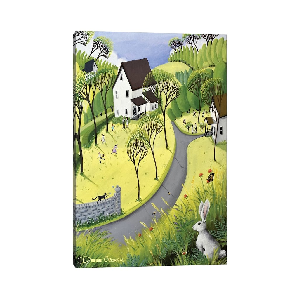 iCanvas "Easter Bunny" by Debbie Criswell Canvas Print