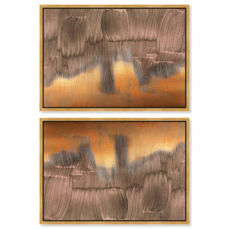 Champagne Bottles Glitz Canvas by Art Remedy - 36" x 24" - Silver