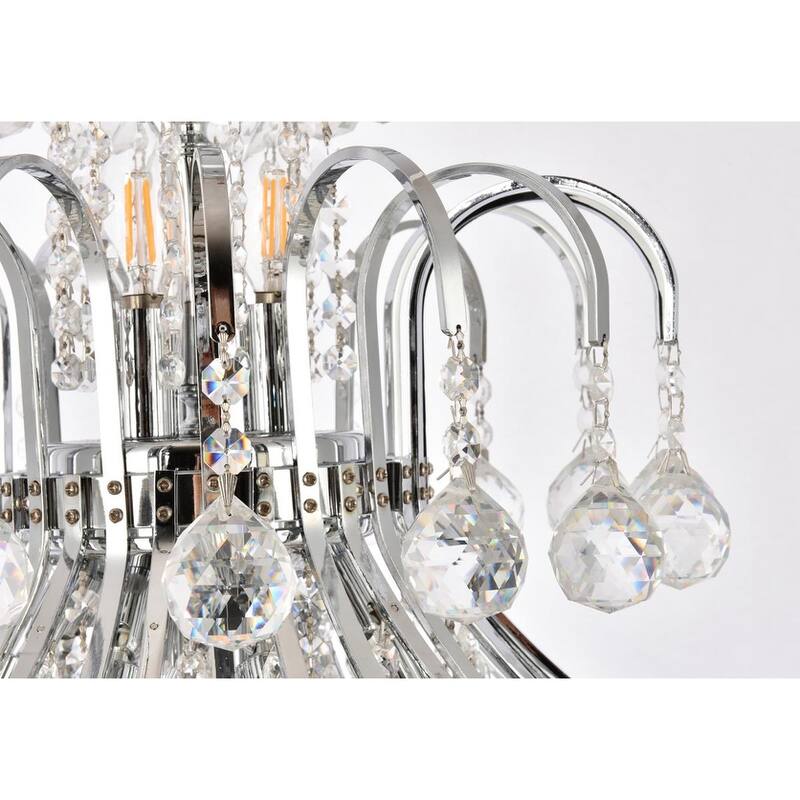 Fleur Illumination 15 light Chrome Chandelier
