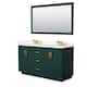 Option Green, Gold Trim, Giotto Quartz Top