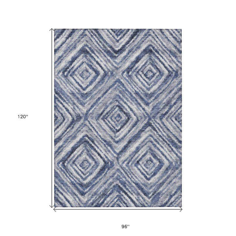 HomeRoots Geometric Transitional Rectangle Outdoor Rug