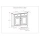 preview thumbnail 9 of 92, WYNDENHALL Hampshire 40" Wide Solid Wood Traditional Entryway Storage Cabinet - 40"w x 15"d x 36" h