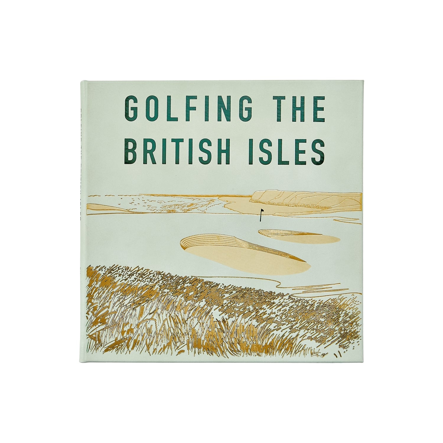 Graphic Image Golfing the British Isles Coffee Table Book, Leather, Ice