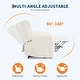 preview thumbnail 38 of 37, Corduroy Recliner Chair, Manual Recliner Sofa with Handle, Pillow Top Arms, Thick Padding, Side Pocket, 330Lbs Capacity