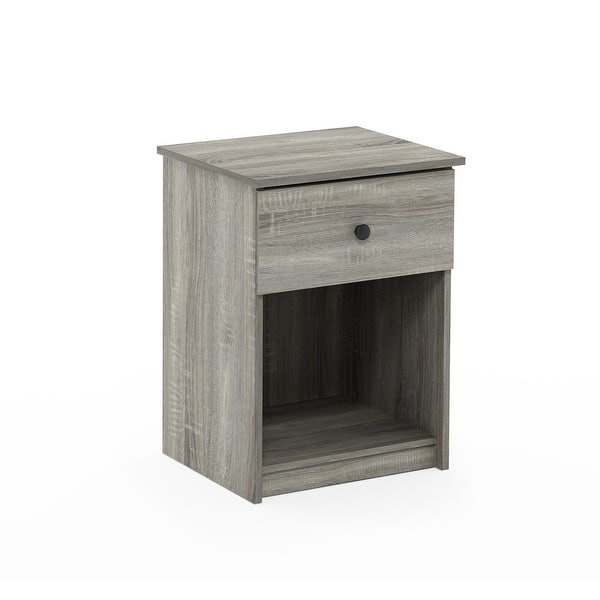 Shop Furinno Lucca Nightstand With One Drawer 1 Pack Overstock 32221300