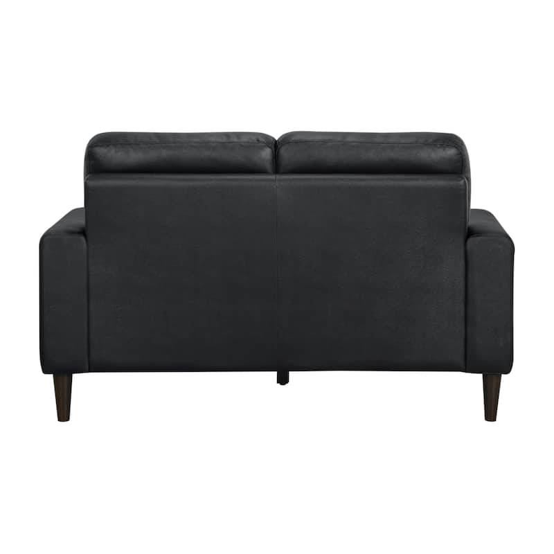 Dakota Leather Match Living Room Loveseat