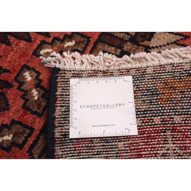 ECARPETGALLERY Hand-knotted Anadol Red Wool Rug - 3'11 x 9'11