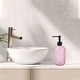 preview thumbnail 9 of 15, Elegant Soap Pump Dispenser for Bathroom 13.52oz 1 Pc Pink Black