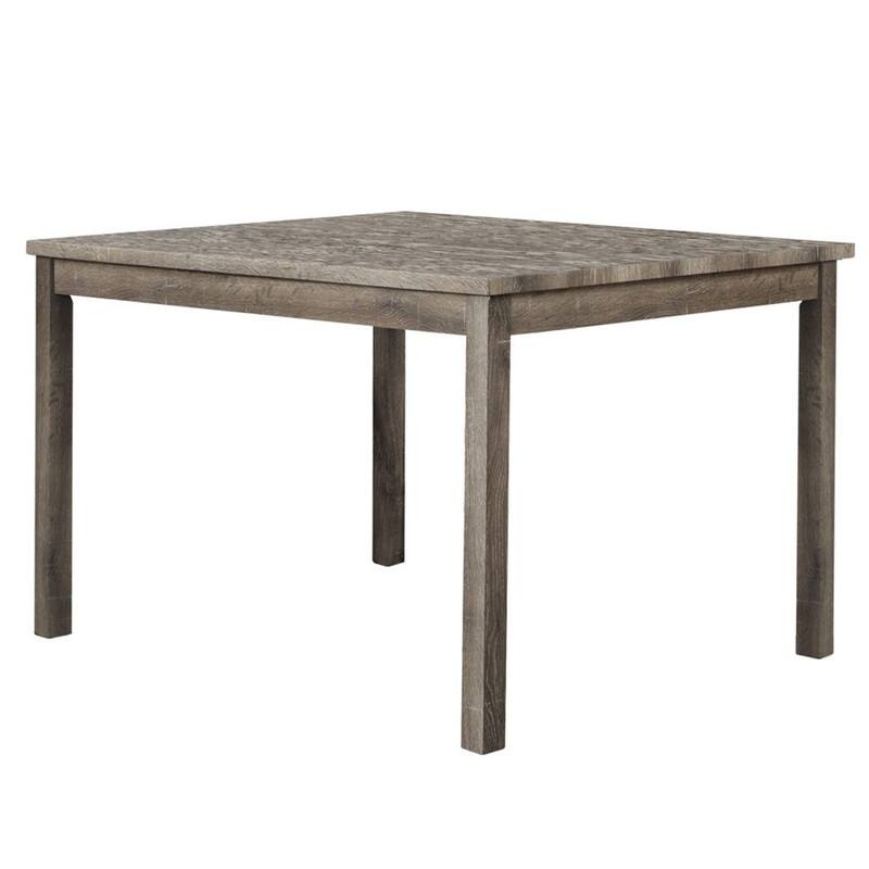 Best Master Furniture 48 x 36 Inch Rustic Farmhouse Rectangular Dining Table