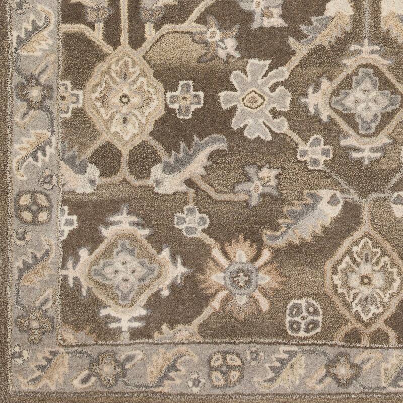 Livabliss Traditional Caesar Border Area Rug
