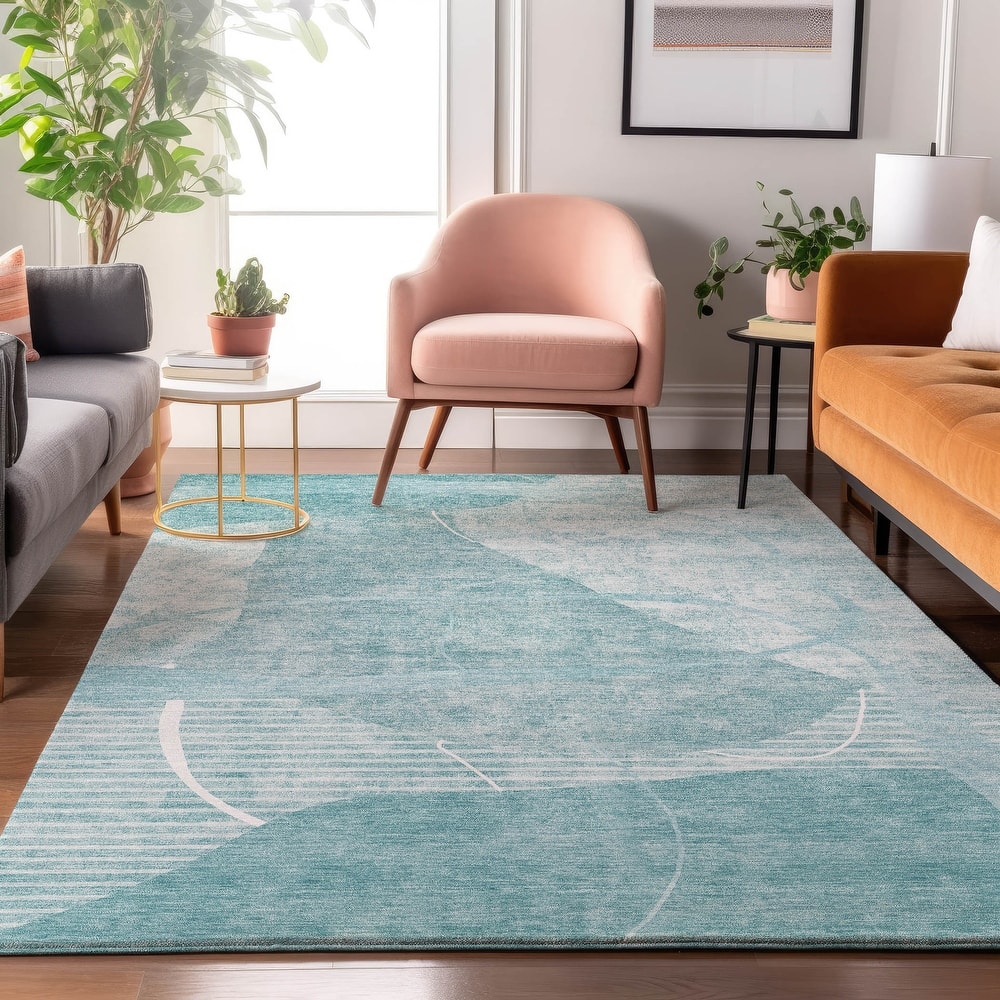 Premium Washable Super Soft Modern Hoda Mayfield Rug