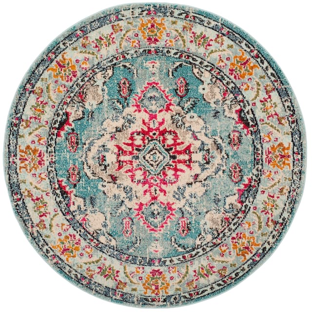 SAFAVIEH Monaco Lillie Boho Medallion Distressed Area Rug