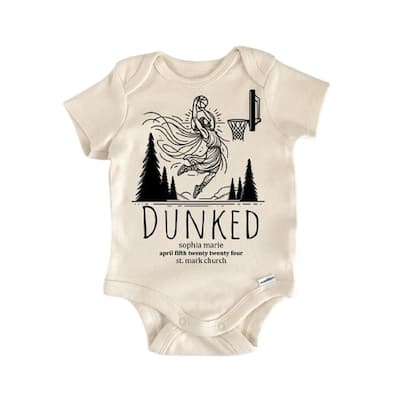 Baptism Religious Jesus - Baby Boy Girl Clothes Infant Bodysuit Funny Cute Newborn