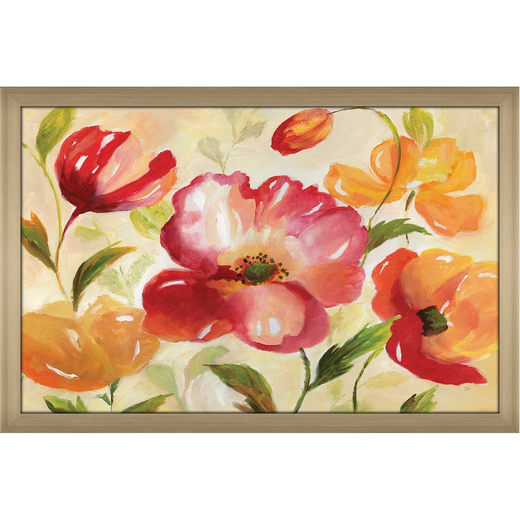 "Jardin Rouge" by Nan Print on Acrylic.