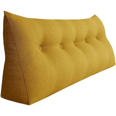 WOWMAX Bed Rest Wedge Bolster Back Reading Support Positioning Pillow