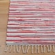 preview thumbnail 28 of 79, SAFAVIEH Handmade Rag Rug Velija Casual Stripe Cotton Rug