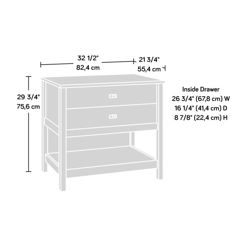 Lateral File, File Cabinet , Office Storage Cabinet White finish