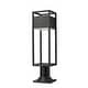 preview thumbnail 4 of 6, Z-Lite Barwick 23" Tall LED Outdoor Pier Mount Post Light