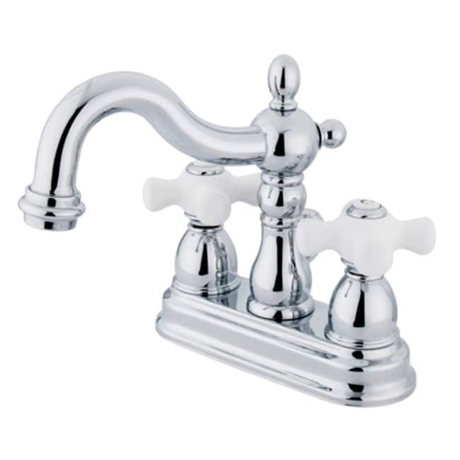 Elements Of Design Heritage Centerset Bathroom Faucet - Free Metal - Chrome