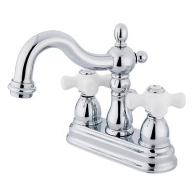 Elements Of Design Heritage Centerset Bathroom Faucet - Free Metal