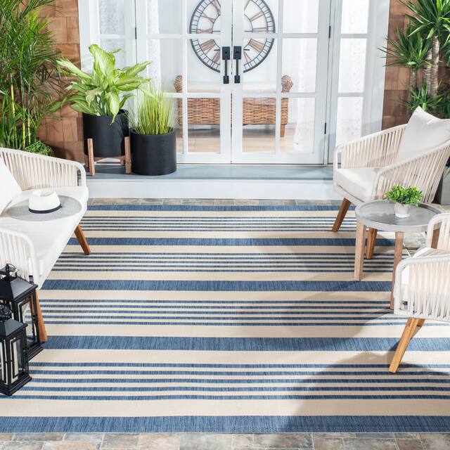 SAFAVIEH Courtyard Charmaine Indoor/ Outdoor Waterproof Area Rug