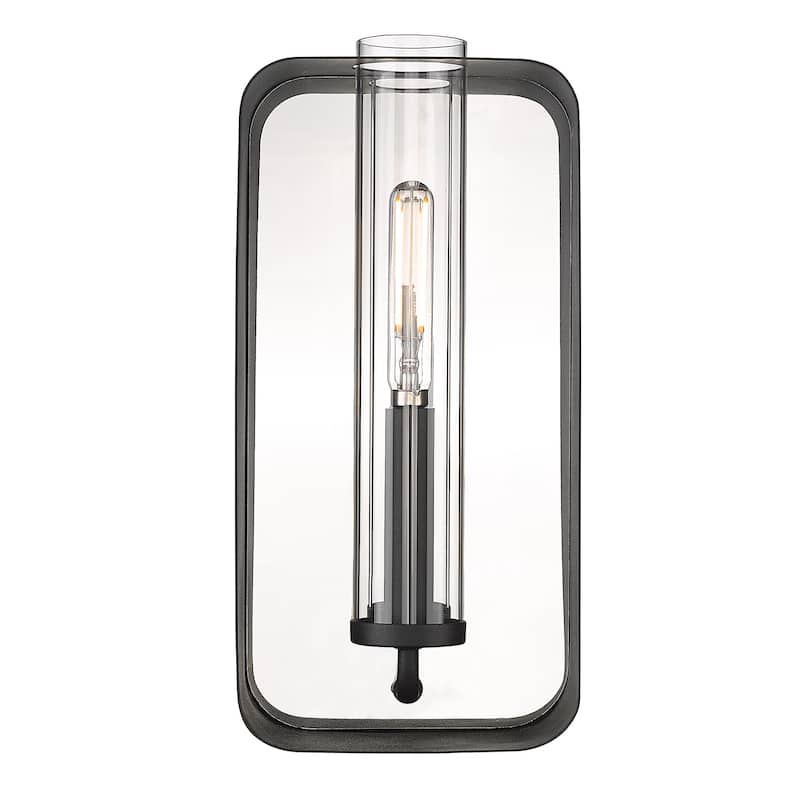 Wry Lighting Skye 1-light Wall Sconce in Natural Black - Natural Black - Natural Black