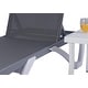 preview thumbnail 42 of 74, Kozyard Alan Full Flat Aluminum and Polypropylene Resin Legs Patio Reclining Adjustable Chaise Lounge