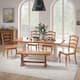 Option Oak Chairs and Bench
