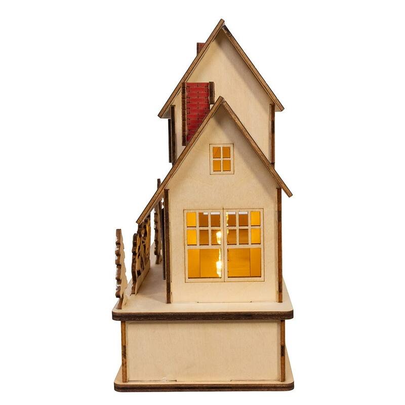 Kurt Adler 12-Inch National Lampoon-Foots Christmas Vacation Battery Operated Lighted House