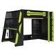 preview thumbnail 20 of 42, Full Size Wood Loft Bed with Desk & Charging Station, E-Sports Style Kids Bed Frame with Storage Shelves and RGB Light
