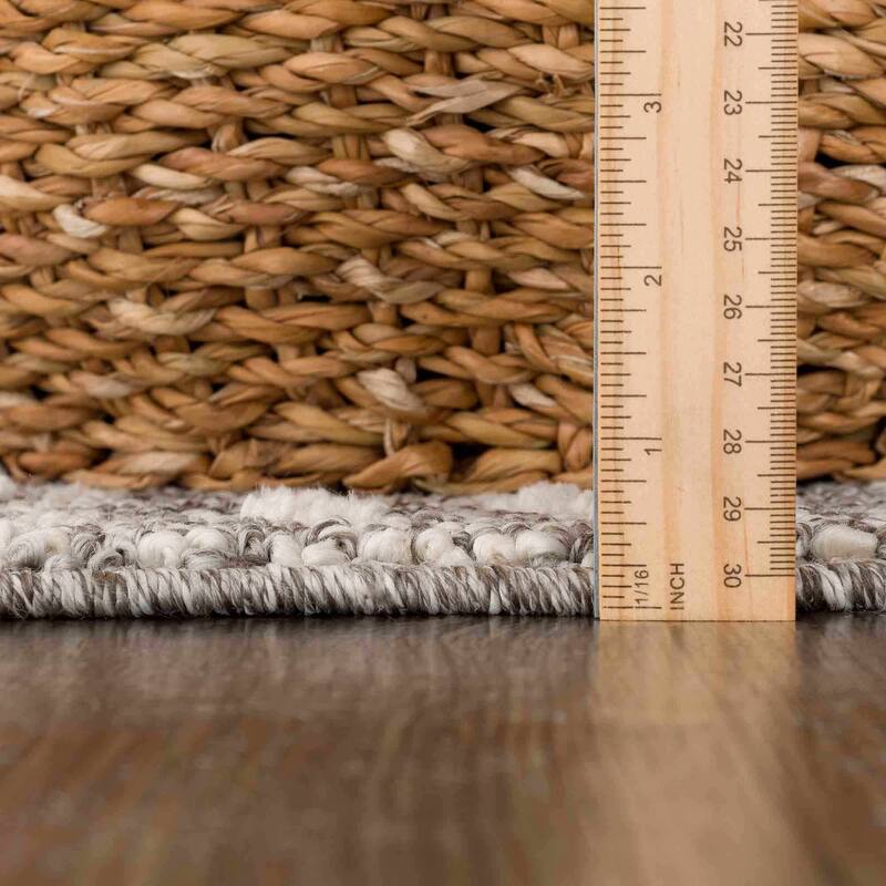 Hauteloom Munich Modern Farmhouse Bohemian Neutral Area Rug