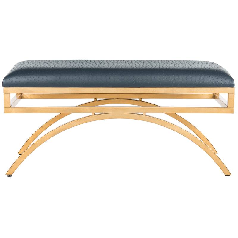 SAFAVIEH Belinda Modern Glam Arc Bench - 38" x 18" x 18.3" - 38Wx18Dx18H