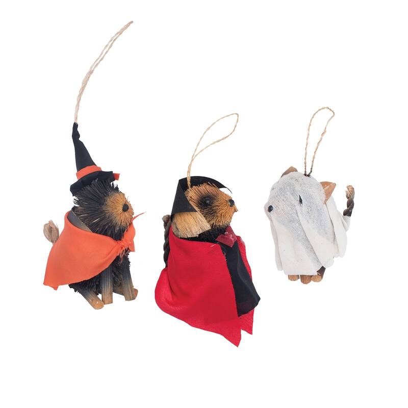 Halloween Dogs Bottlebrush, Set of 3 - Set of 3
