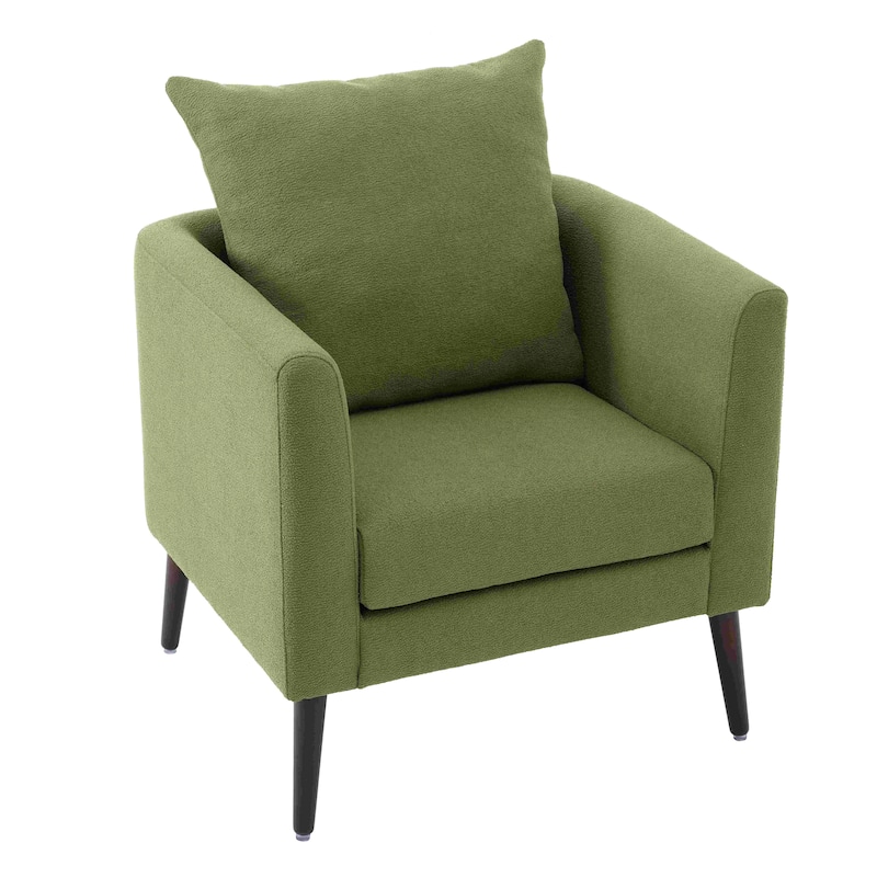 Barrel Chair, Modern Accent Chair, - Green