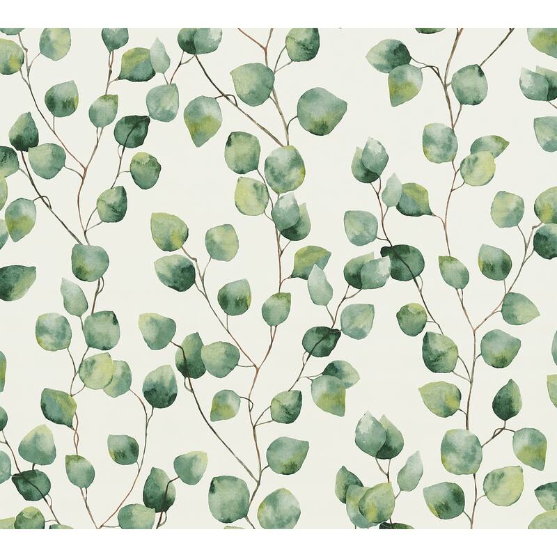 AS Creation Hedera Green Painterly Vine Wallpaper