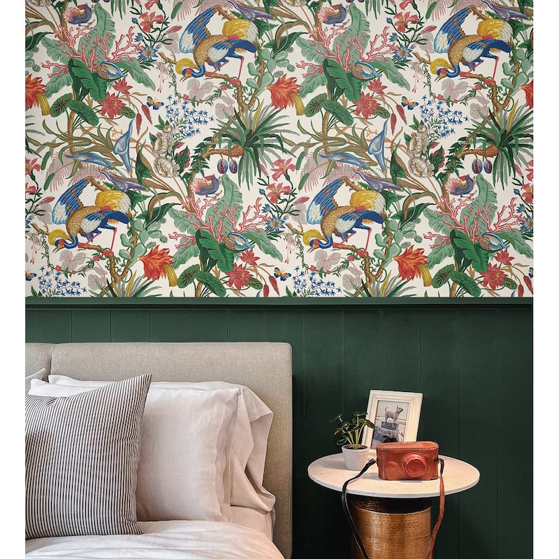 NextWall Tropical Canopy Peel and Stick Wallpaper