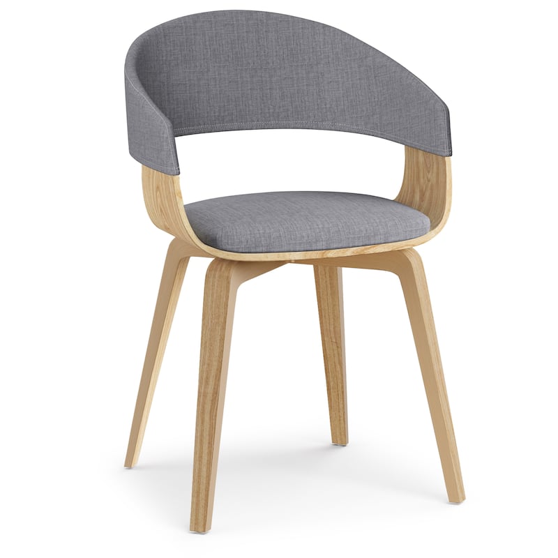 WYNDENHALL Calinda Mid Century Modern Bentwood Single Dining Chair - 20.5"w x 21.7"d x 30.9"h