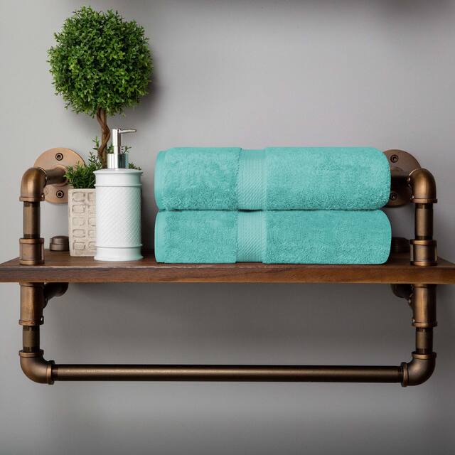 Marche Egyptian Cotton 2 Piece Bath Towel Set by Miranda Haus