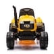 preview thumbnail 17 of 18, 12V Kids Electric Ride-On Tractor with Detachable Trailer, Remote Control & Headlights, Dual Motors, Ages 3-6 - Yellow
