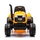 preview thumbnail 17 of 18, 12V Ride-On Tractor for Kids Ages 3-6, Electric Excavator with Detachable Trailer, Remote Control, Bright Headlight, and Music