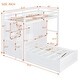 preview thumbnail 2 of 14, Twin Hydraulic Bunk Bed with Drawers, Wardrobe, Storage Cabinets