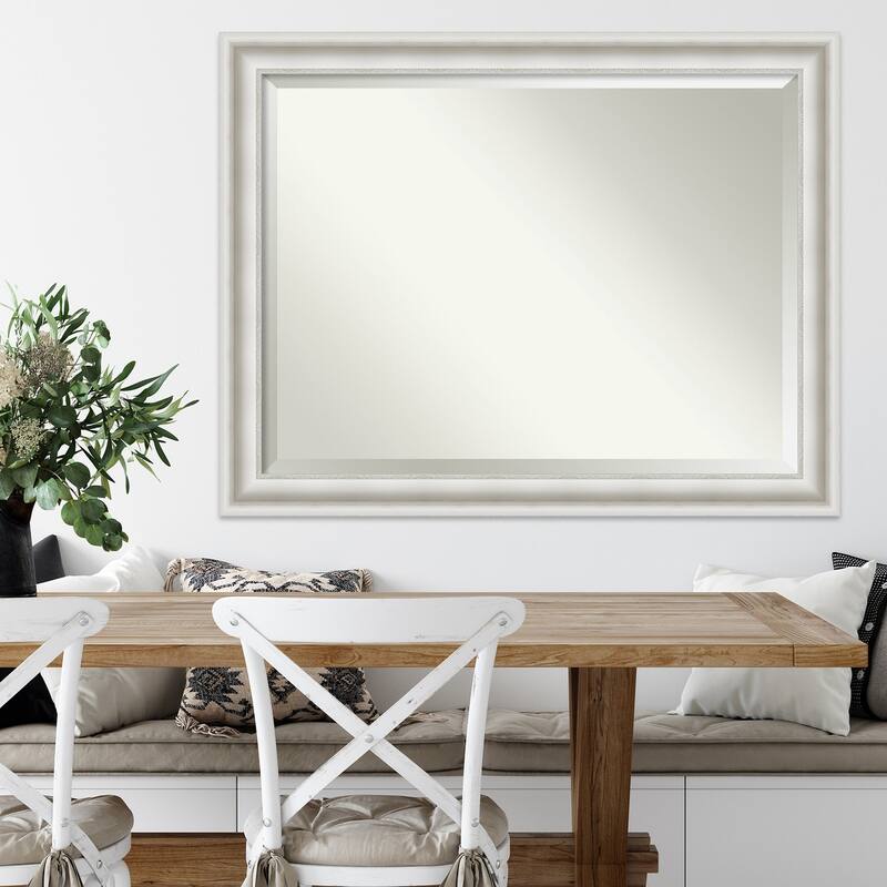 Beveled Wall Mirror - Parlor Black Frame