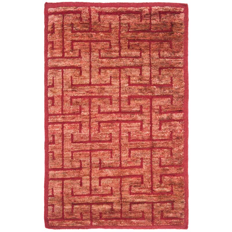 SAFAVIEH Hand-knotted Tangier Madelein Modern Wool Rug