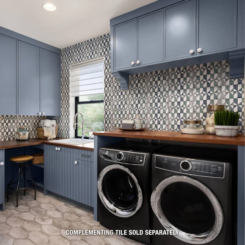 Merola Tile Essenza Valentina 5-7/8" x 11-7/8" Ceramic Wall Tile