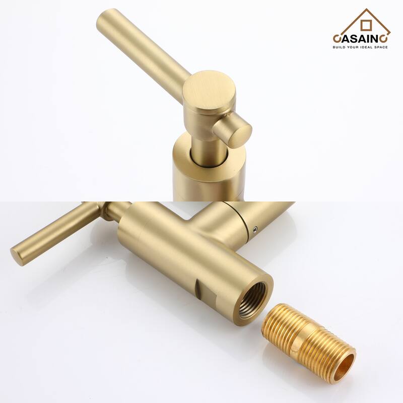 1.8 GPM Wall Mounted Pot Filler Kitchen Sink Faucet
