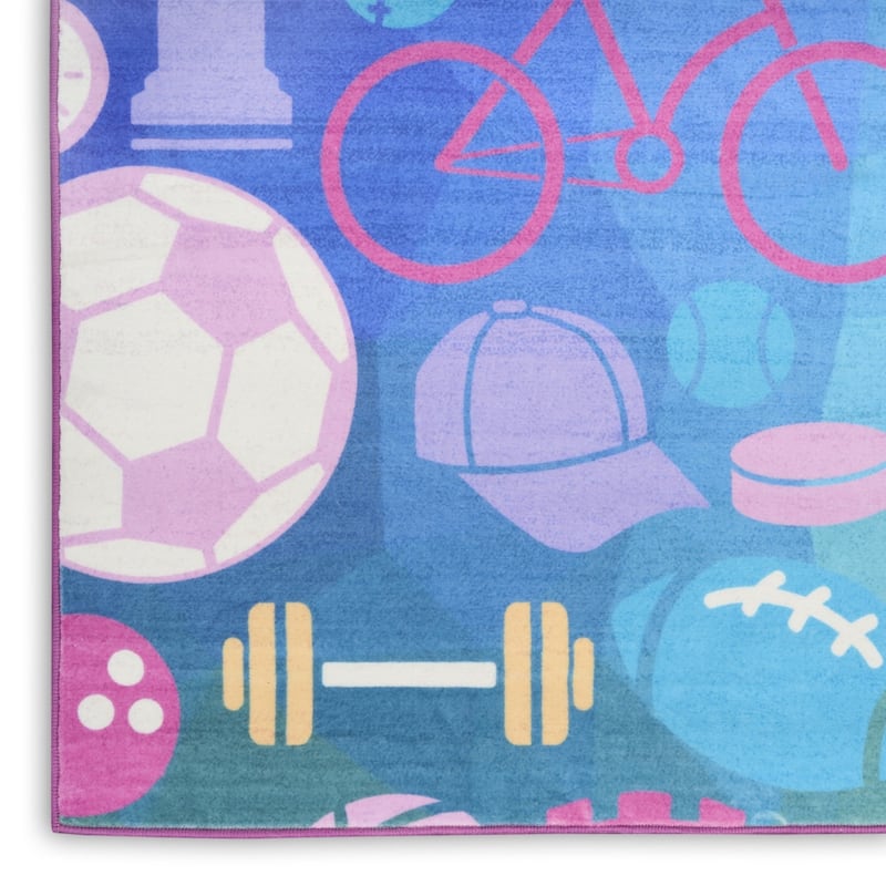 HomeRoots Juvenile/Youth Casual Rectangle Area Rug